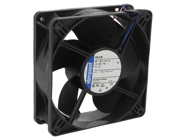 Ventilator DC axial 24VDC 119x119x38mm 184m3/h 42dBA 24AWG