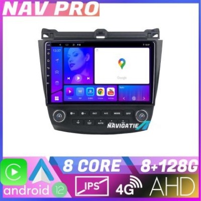 Navigatie Honda Accord 2004 2008 KIT ACCORD EDOTEC-LITE Android Ecran 720P Octa Core 8 128 Carplay CarStore Technology foto