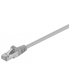 Cablu FTP CAT5e mufat 5m patchcord gri RJ45 x2 CCA ecranat Goobay