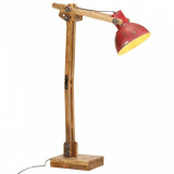 VidaXL Lampă de podea, 25 W, roșu uzat, 33x25x130-150 cm, E27