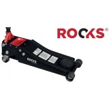 Cumpara ieftin Cric hidraulic tip crocodil cu talie joasa,dublu cilindru(ridicare rapida) Rooks 3T 75-505mm