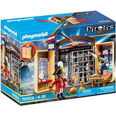 Set de Constructie Playmobil Cutie De Joaca Aventura Piratilor foto