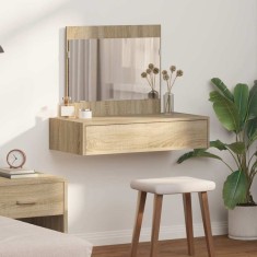 vidaXL Masă de Machiaj cu sertar Maro 83 x 40 x 70 cm Lemn compozit 865201