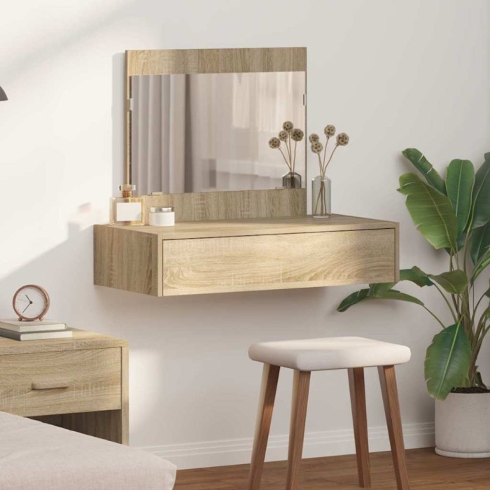 vidaXL Masă de Machiaj cu sertar Maro 83 x 40 x 70 cm Lemn compozit