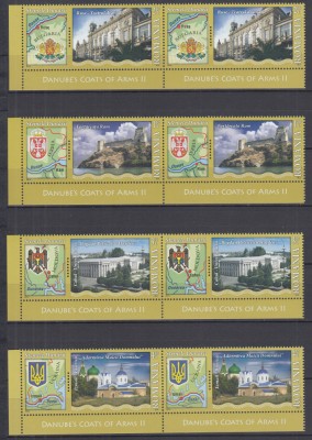 ROMANIA 2010 LP 1880 STEMELE DUNARII II PERECHE SERII MNH foto