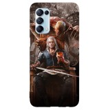 Husa compatibila cu Oppo A5 (2020) model Geralt the witcher, Silicon, TPU, Viceversa, Transparent, Carcasa