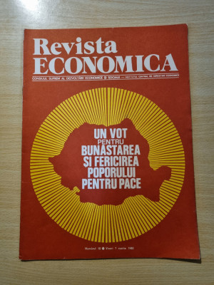 revista economica 7 martie 1980 foto