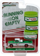 1962 Dodge D-100 - Turtle Wax Solid Pack - Running on Empty Series 7 1:64 foto