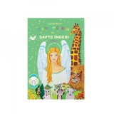 Carte de colorat Ingeri A5 16 pagini Bilingva Romana Engleza Soapta Stelelor Autor Luminita Manole 2019