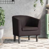 VidaXL Fotoliu tip cuvă, maro, piele ecologică 356487