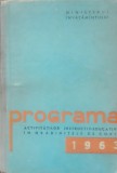 Programa activitatilor instructiv-educative in gradinitele de copii - 1963