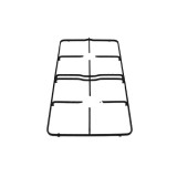 Grătar plită 2 focuri 500x280mm, Compatibil P4481, Marca Oem