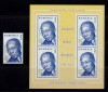 RO 2006 ,LP 1714+a ,&quot;Centenar Leopold Senghor &quot;, serie+colita 372 ,MNH, Religie, Nestampilat