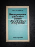 IOAN N. DOBRIN - RECUPERAREA DAUNELOR ADUSE AVUTULUI OBSTESC