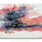 Tablou abstract pictat manual, Fantezie in abstract 10, 60x50cm ulei pe panza in relief efect 3D, gata de agatat pe perete