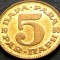 Moneda 5 PARA - RSF YUGOSLAVIA, anul 1980 * cod 4476 B