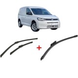 Cumpara ieftin Set 3 stergatoare Volkswagen CADDY V MPV (SBB, SBJ) 2020-2024, pentru parbriz si luneta, Bosch Aerotwin