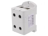 Conector de Șine 150mm2, 4 Borne, Gri, 50.9mm