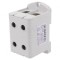 Conector de Șine 150mm2, 4 Borne, Gri, 50.9mm