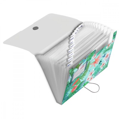 Mapa plastic extensibilă cu 12 compartimente Herlitz EOTG A4 motiv Ladylike foto