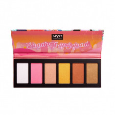 Paleta pudre iluminatoare NYX Sugar Trip Squad Highlighting Palette foto