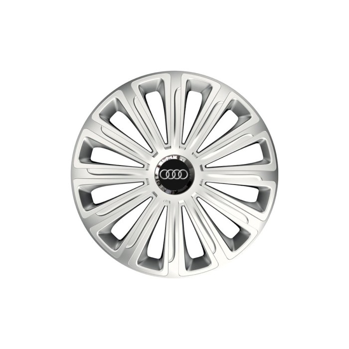Set 4 capace roti Cu Inel Cromat Trend R16 pentru gama auto Audi
