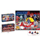 Parcare Medie pentru Copii Sonic cu 2 Mașini