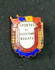 Insigna Fruntas al Recoltelor Bogate RAR foto