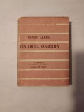 Texte alese din lirica sanscrită (col. Cele mai frumoase poezii; 1973)