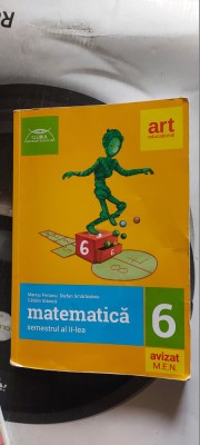 MATEMATICA CLASA A VI A SEMESTRUL II PERIANU ,SMARANDOIU , STANICA foto