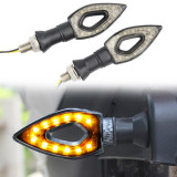 Set 2 lampi semnalizare Arrow Led pentru motocicleta, 12V, AVX-ZD59, AVEX