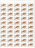 ROMANIA 1993 FAUNA PROTEJATA LP 1318 VALOAREA 150 LEI HARTIE ALBA CRETATA FARA FILIGRAN COALA 50 TIMBRE STARE MNH