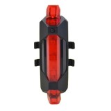 Cumpara ieftin Lampa stop LED pentru bicicleta cu incarcare USB,baterie 1200 mAh, Oem