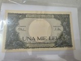 bancnote romania 1000 lei 1943 consecutive