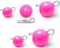 Plumbi Cheburashka Cu Agrafa Detasabila, Roz Fluo, 20g, 5buc/plic