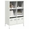 vidaXL Dulap &icirc;nalt, alb, 68x39x103,5 cm, oțel 851387
