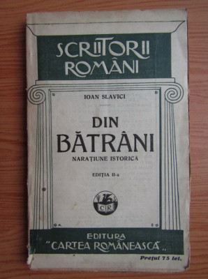 Ioan Slavici - Din batrani (1940) foto