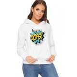 Hanorac dama alb - Oops - S