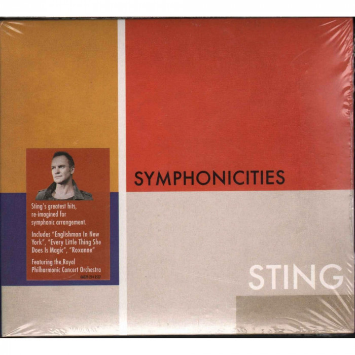 Sting Symphonicities digipack (cd)