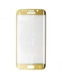 Folie de sticla Samsung Galaxy S6 Edge, Elegance Luxury margini curbate colorate Gold