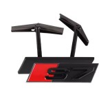 Emblema S7 grila fata Audi Sline, Negru