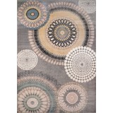 Covor Model Dream 18024-190, Marime 120 x 170 cm, Gri, Inaltime Fir 8 mm, Antialergic, Polipropilena, Living, Dormitor, Sufragerie, Birou