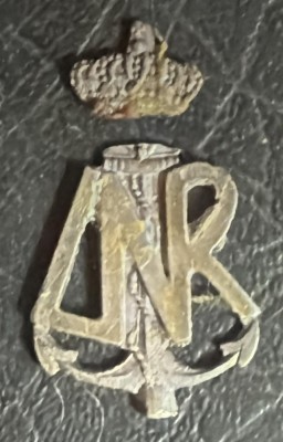 LIGA NAVALA ROMANA/ PIESA DE COLECTIE CU DEFECTE/ INSIGNA per.REGALISTA/ ATENTIE LA POZE ! foto