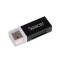 CARD READER extern SPACER, interfata USB 2.0, citeste/scrie: SD, microSD, MS, M2; aluminiu, black, &quot;SPCR-658&quot; (timbru verde 0.03 lei)