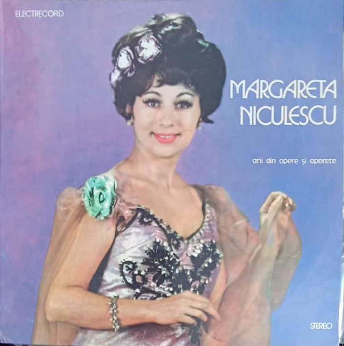 Disc vinil, LP. ARII DIN OPERE SI OPERETE-MARGARETA NICULESCU