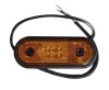 Lampa gabarit auto BestAutoVest 12/24V ovala orange cu leduri , 120x67mm , 1 buc.