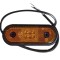 Lampa gabarit auto BestAutoVest 12/24V ovala orange cu leduri , 120x67mm , 1 buc.