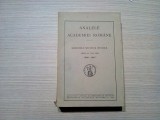 ANALELE ACADEMIEI Sectiunii Istorice Seria III, Tom XXIX 1946-1947 - 1948, 745p