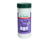 Sampon uscat Dr.Soda pentru caini, 350g, cu bicarbonat de sodiu si lavanda, vegan, fara clatire, pH echilibrat