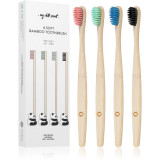 My White Secret Bamboo Toothbrush Periuta de dinti de bambus soft 4 buc